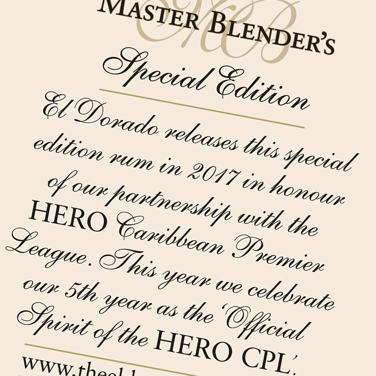 Master Blender's Special Edition
